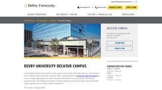 DeVry University Decatur Campus in Decatur, GA