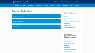 Student Links - Adamson University