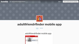 adultfriendrfinder mobile app