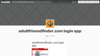 adultfrinendfinder.com login app