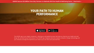 ADURO mobile - Your Human Performance Companion