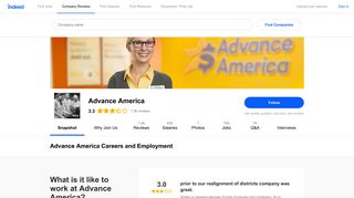 Advance America Careers and Employment | Indeed.com
