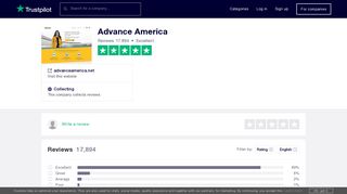 advanceamerica.net - Trustpilot