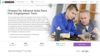 Advance Auto Parts Pre-Employment Test Process - JobTestPrep