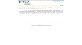 Online Broker Credit: Triumph Business Capital Transportation