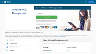 Advance HOA Management: Login, Bill Pay, Customer Service and ...