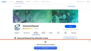 Working at Advanced Disposal: 100 Reviews about Pay & Benefits ...