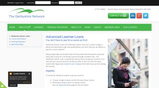 Advanced Learner Loans | The Derbyshire Network