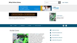 Advanced Materials - Wiley Online Library