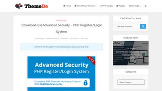 [Download-S1] Advanced Security – PHP Register/Login System ...