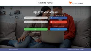 Sign in to your account - AdvancedMD Patient Portal