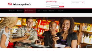 Personal Online Services - Advantage Bank