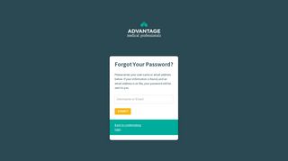 Forgot Your Password? · Advantage Medical Professionals