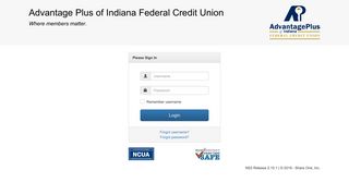 Advantage Plus of Indiana Federal Credit Union: Welcome!