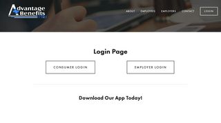 Login Page — Advantage Benefits Plus