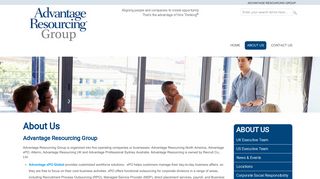 ABOUT US - Advantage Resourcing Group
