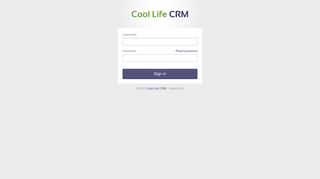 Login - Advent Value - Cool Life CRM