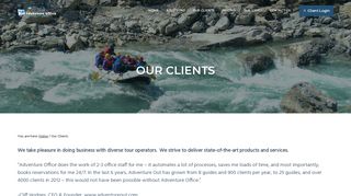 Our Clients - Adventure Office