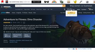 Amazon.com: Watch Adventure to Fitness: Dino Disaster | Prime Video