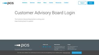 Customer Advisory Board Login | Picis - Picis Clinical Solutions