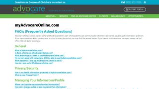 myAdvocareOnline.com - Advocare Doctors | Pediatrics | Family ...
