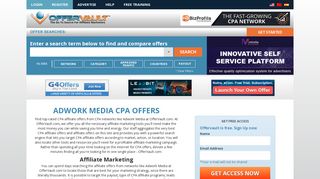 Adwork Media CPA Offers - OfferVault