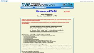 ADWS EZARC - Welcome to EZARC