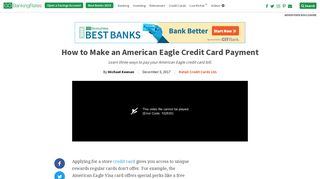 How to Make an American Eagle Credit Card Payment ...