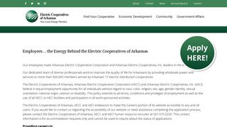 Careers | Electric Cooperatives of Arkansas
