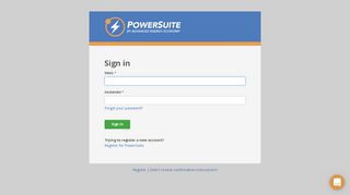 AEE | Sign In - AEE PowerSuite