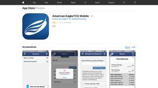 American Eagle FCU Mobile on the App Store - iTunes - Apple