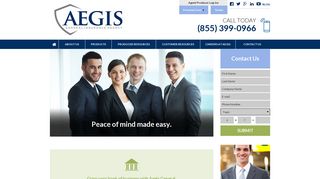 Agent Log-In | Aegis General