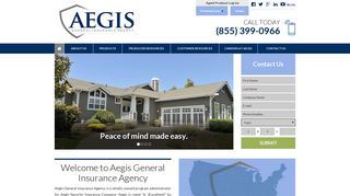 Aegis General Insurance Agency (AGIA) | Specialty Programs