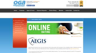 Aegis General Portal | Your One General Agency