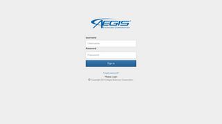 Aegis Results Portal