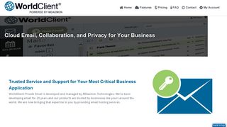 WorldClient Private Email for Business - Powered by MDaemon