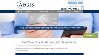 Our Payment System is Currently Offline - Aegis Security Insurance ...