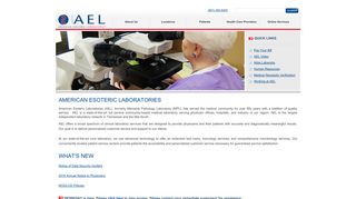 AEL - Medical Testing Laboratory : Home