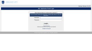 AEL Application Portal Login