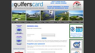 Login - The Golfers Card | Emirates Golf Federation