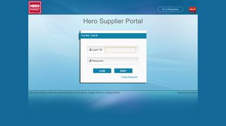 Hero Supplier Portal - HeroMarket