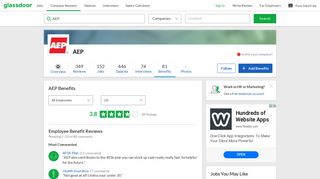 AEP Employee Benefits and Perks | Glassdoor