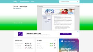 aepsi.com - AEPSi: Login Page - AEPSi - Sur.ly