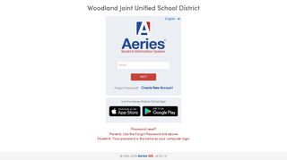 Aeries: Portals - Woodland Joint Unified School District