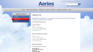Contact Us - Aeries