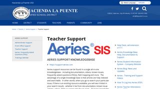 Teacher Support - Hacienda La Puente Unified School District