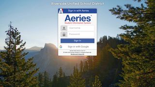 Aeries - Riverside Unified School District