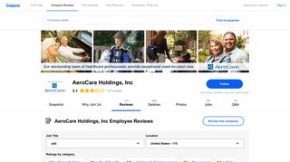 Working at AeroCare Holdings, Inc: 143 Reviews | Indeed.com