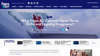 Why Does Air Canada Have Three Different Loyalty Programs?