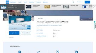 American Express AeroplanPlus Card | Amex Canada